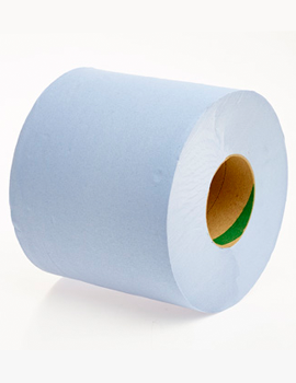 Centre Feed Rolls 1 Ply 300M Blue 1 x 6